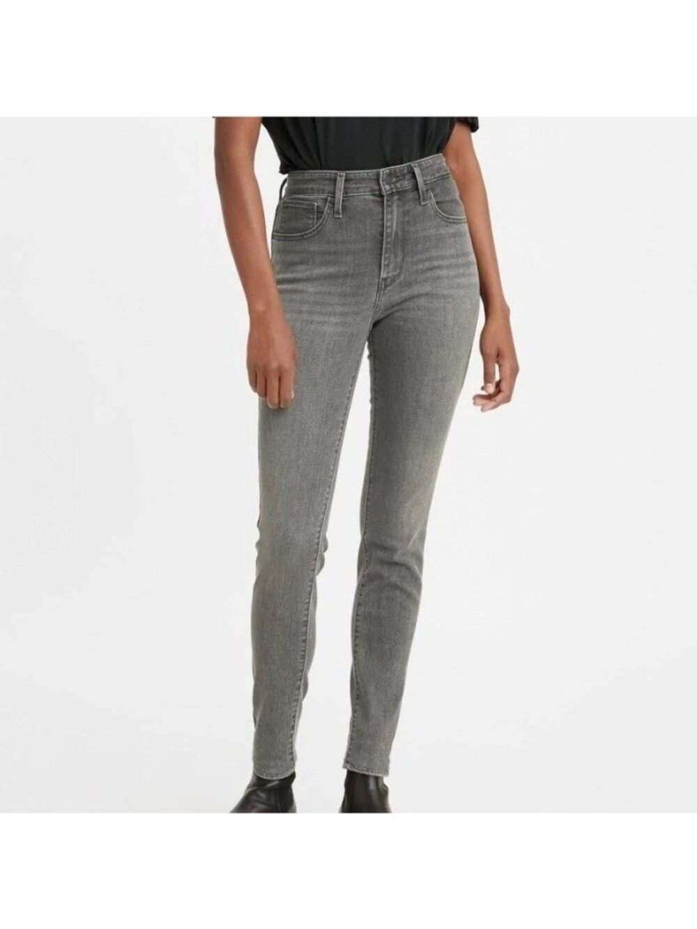 J.Crew Womens's 30 Gray Toothpick Skinny Jeans Cotton Blend Stretch
